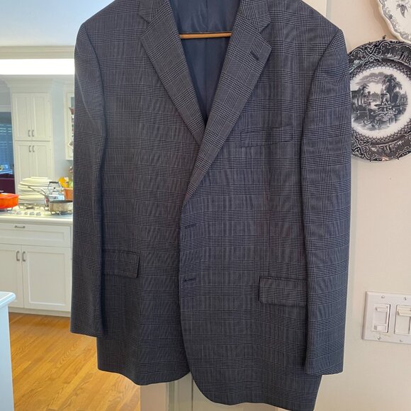 Classic Burberry Plaid Sport Coat - Size 48R - Picture 3 of 4